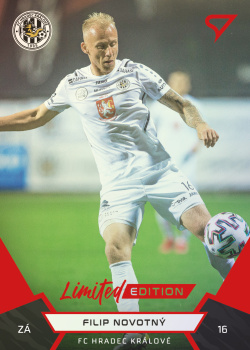 Filip Novotny Hradec Kralove SportZoo FORTUNA:LIGA 2021/22 2. serie Red /49 #250